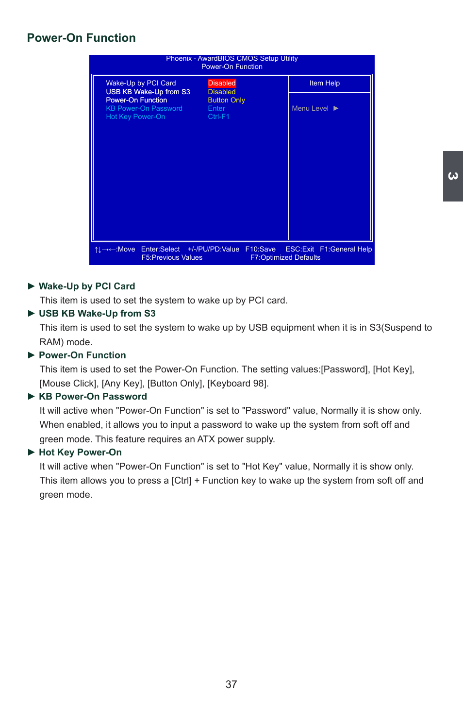 Power-on function | Foxconn Avenger User Manual | Page 44 / 119