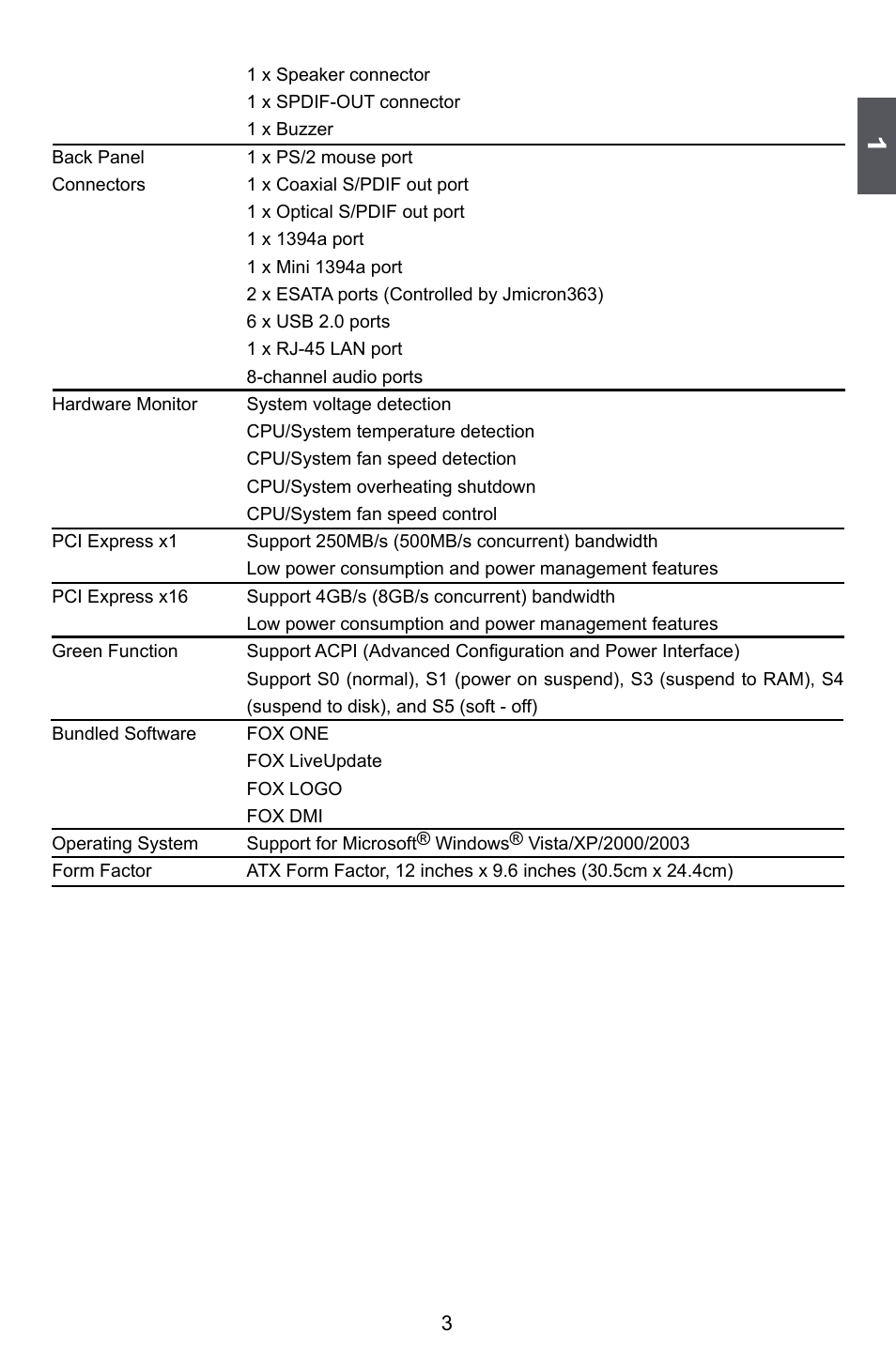 Foxconn ELA User Manual | Page 10 / 117