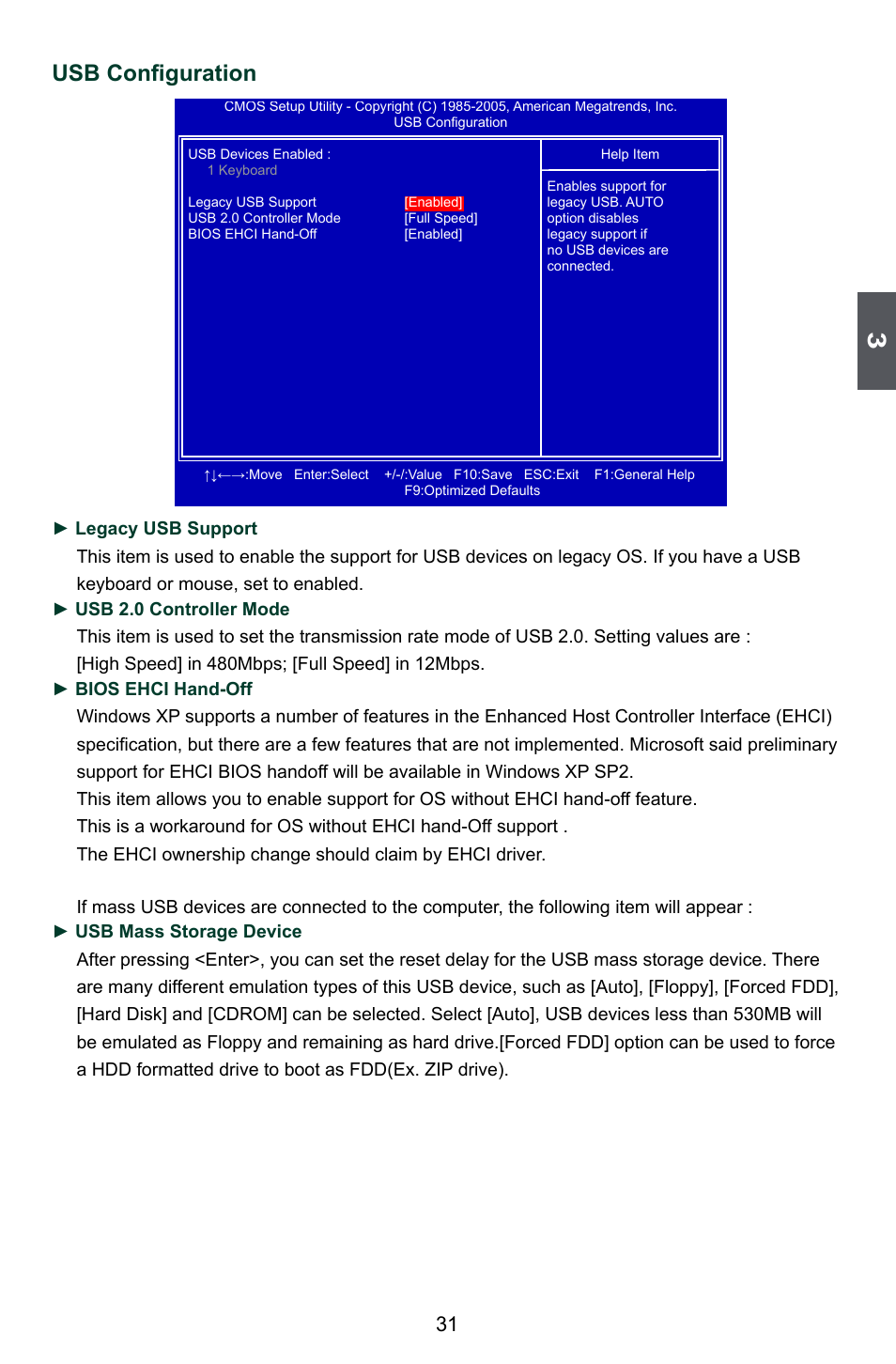 Usb configuration | Foxconn ELA User Manual | Page 38 / 117