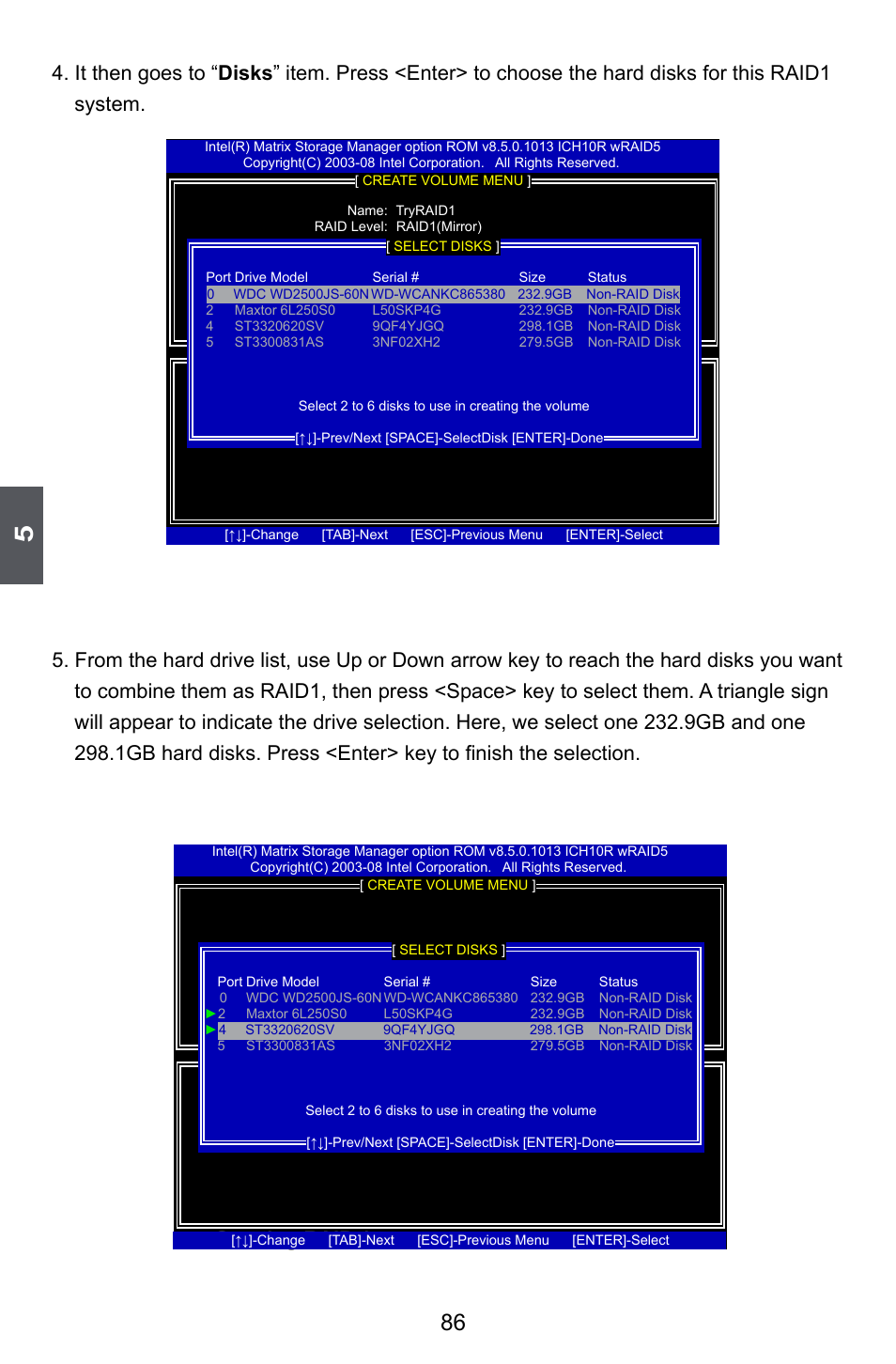 Creating raid 1 | Foxconn ELA User Manual | Page 93 / 117