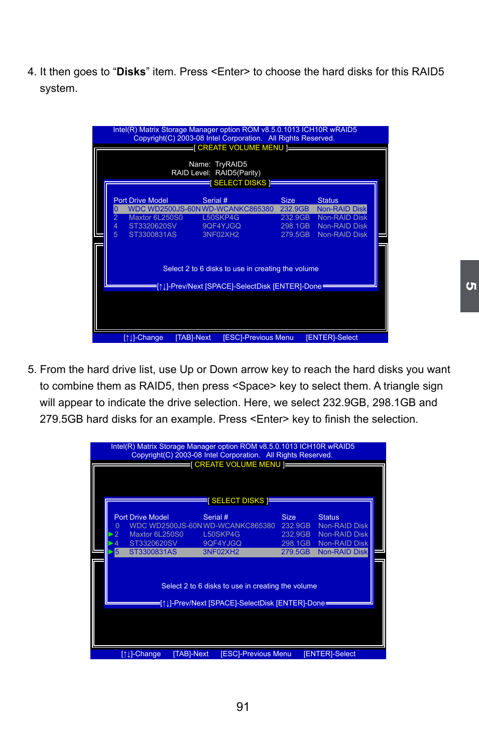 Creating raid 1 | Foxconn ELA User Manual | Page 98 / 117