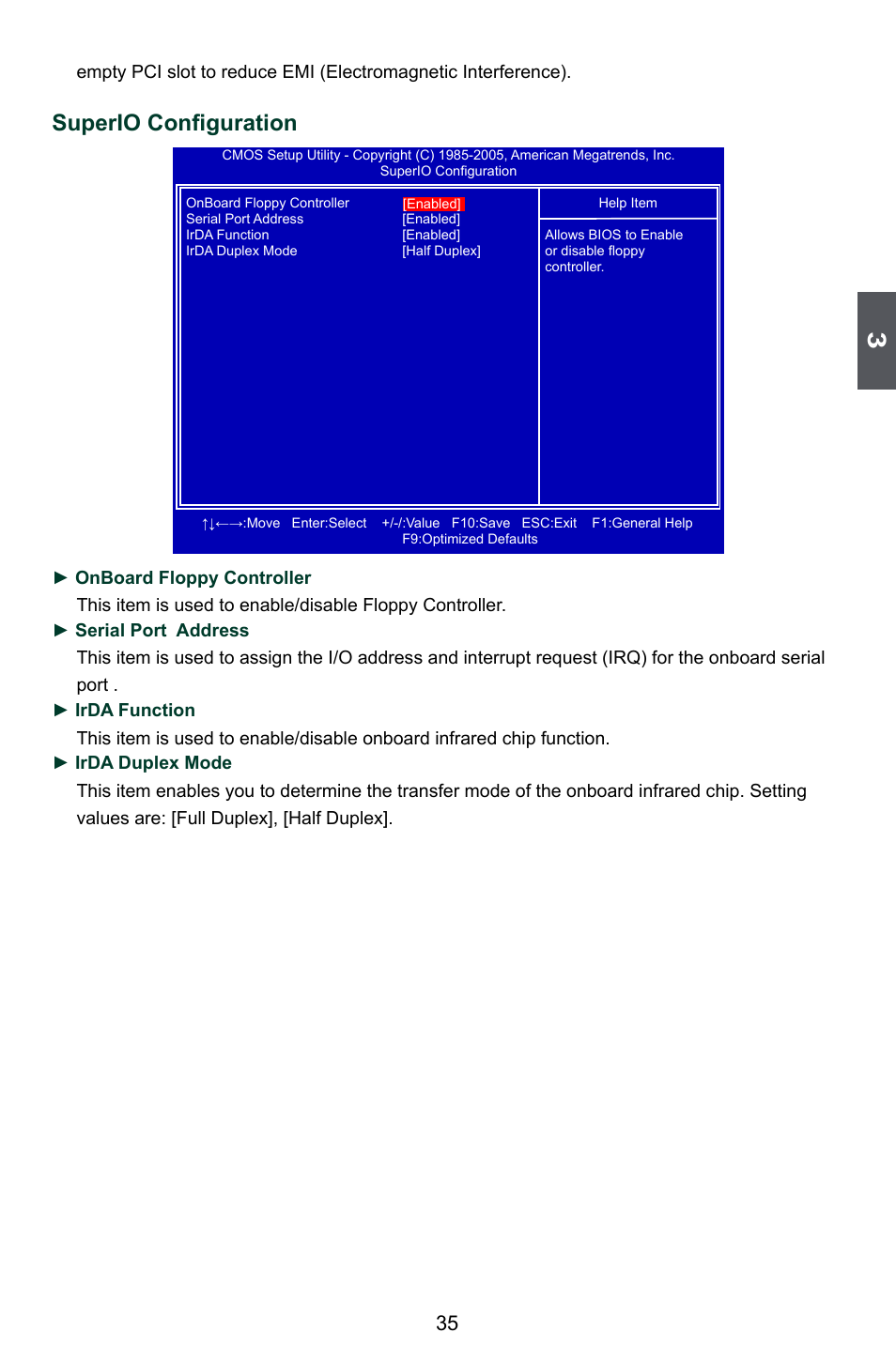 Superio configuration | Foxconn P45A User Manual | Page 42 / 116