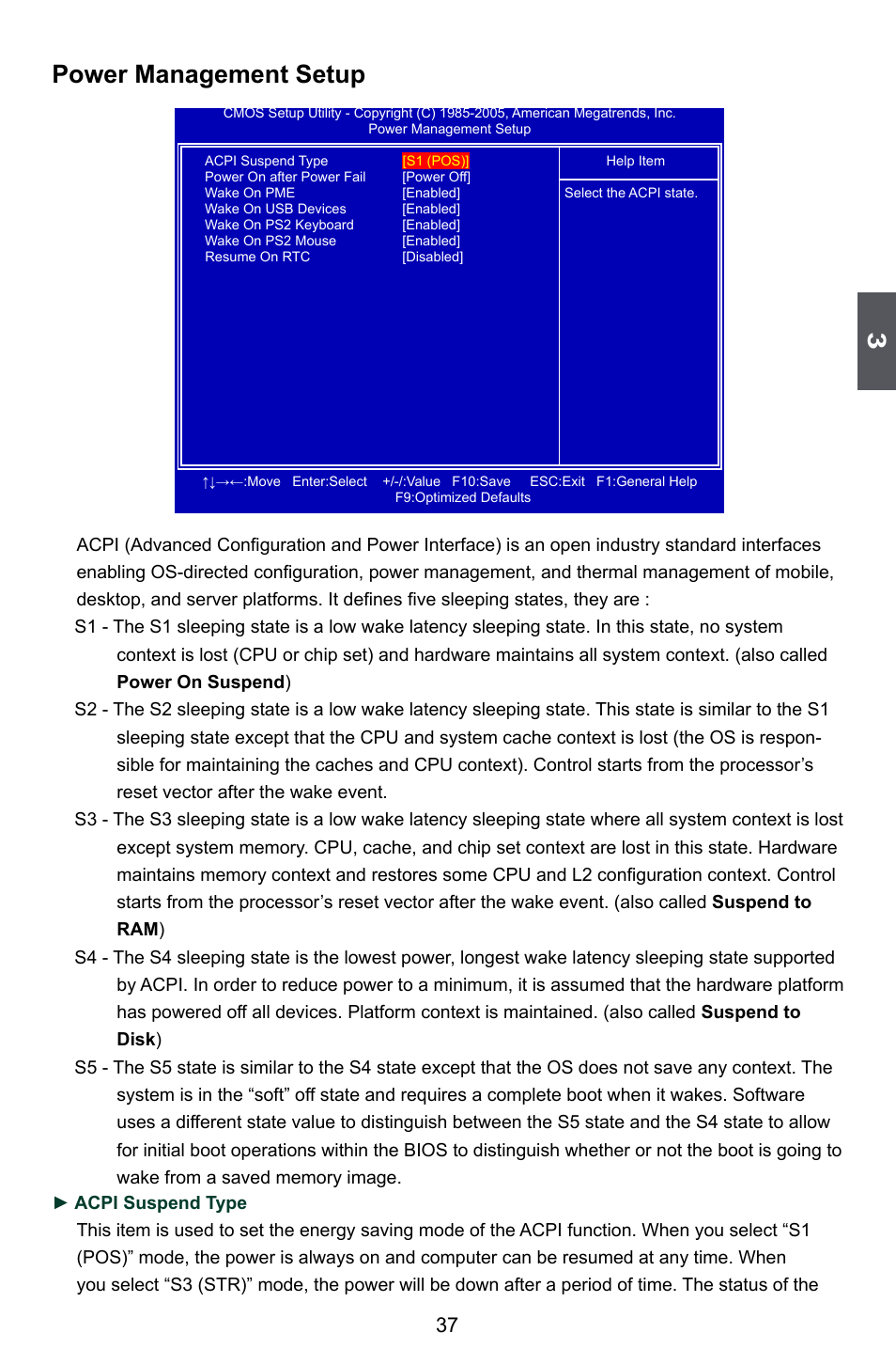 Power management setup | Foxconn P45A User Manual | Page 44 / 116