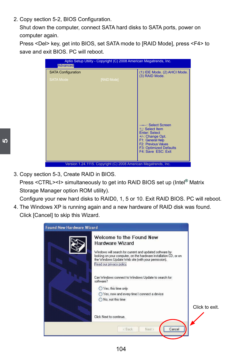 Click to exit | Foxconn Q45M User Manual | Page 111 / 113