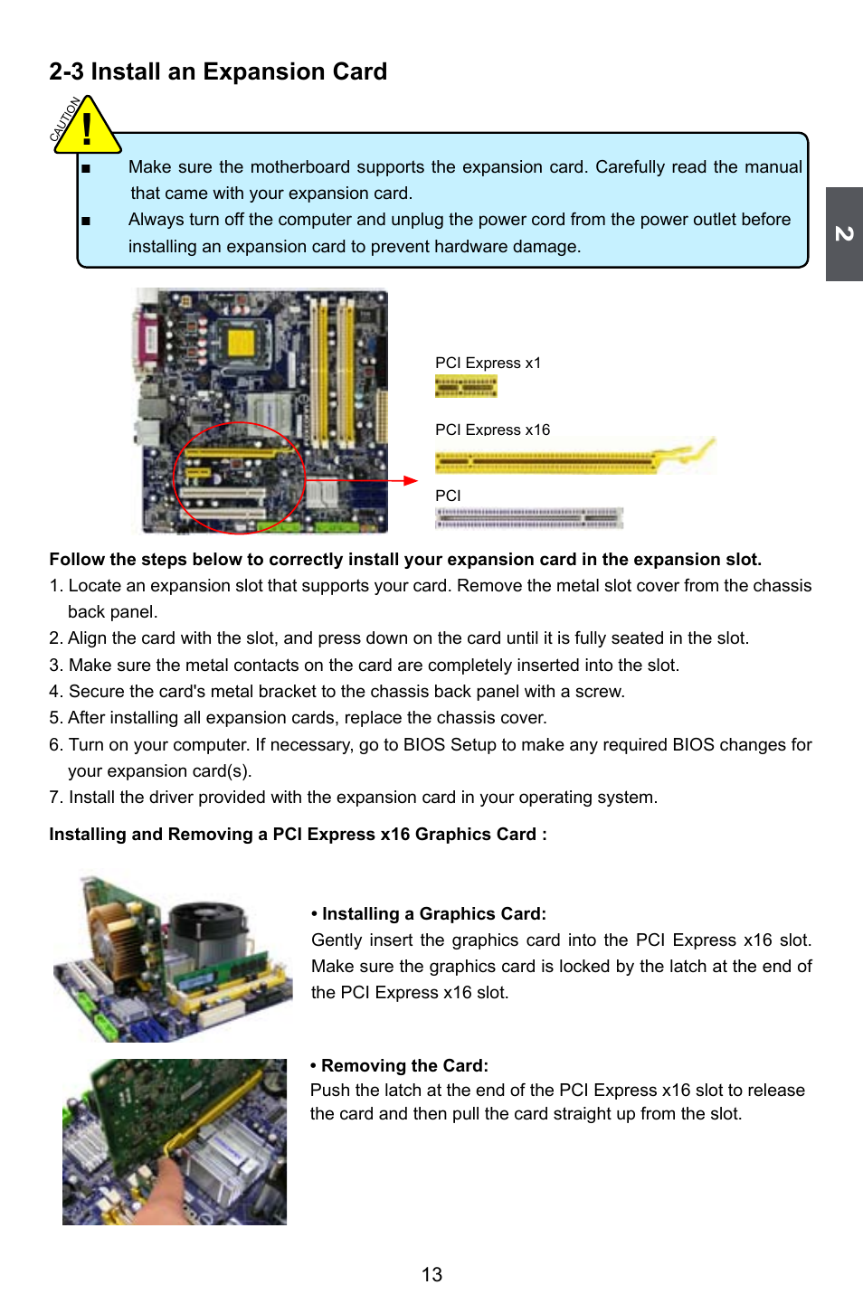 3 install an expansion card | Foxconn Q45M User Manual | Page 20 / 113