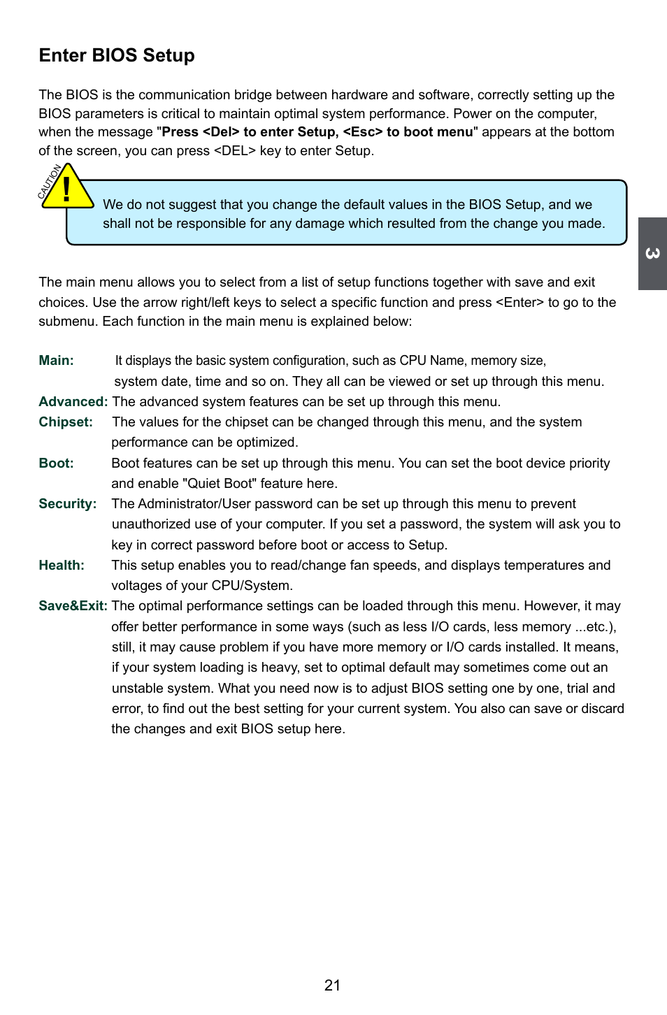 Enter bios setup | Foxconn Q45M User Manual | Page 28 / 113