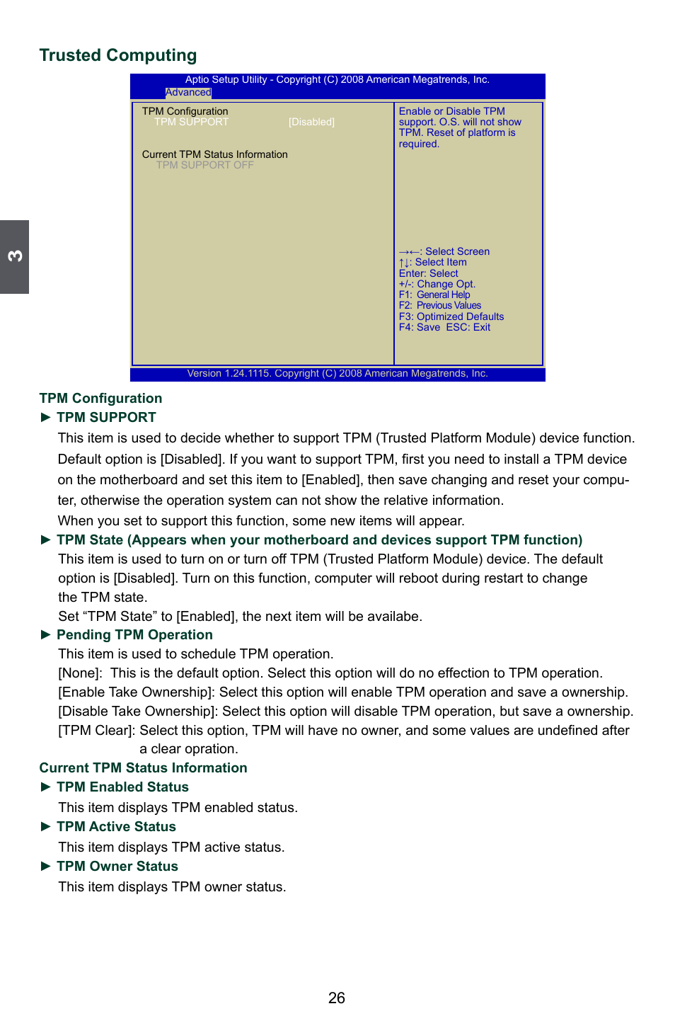 Trusted computing | Foxconn Q45M User Manual | Page 33 / 113