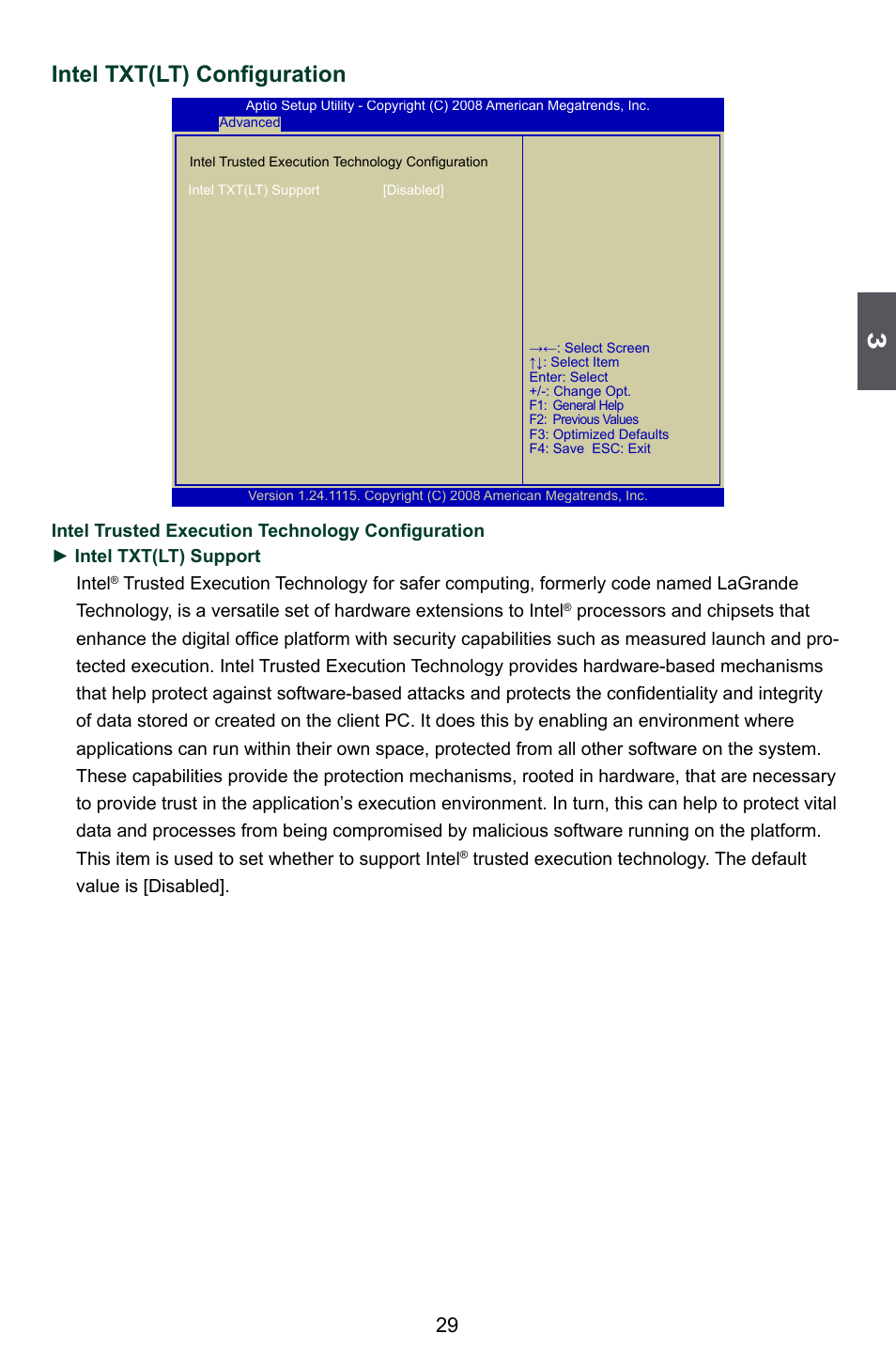 Intel txt(lt) configuration | Foxconn Q45M User Manual | Page 36 / 113