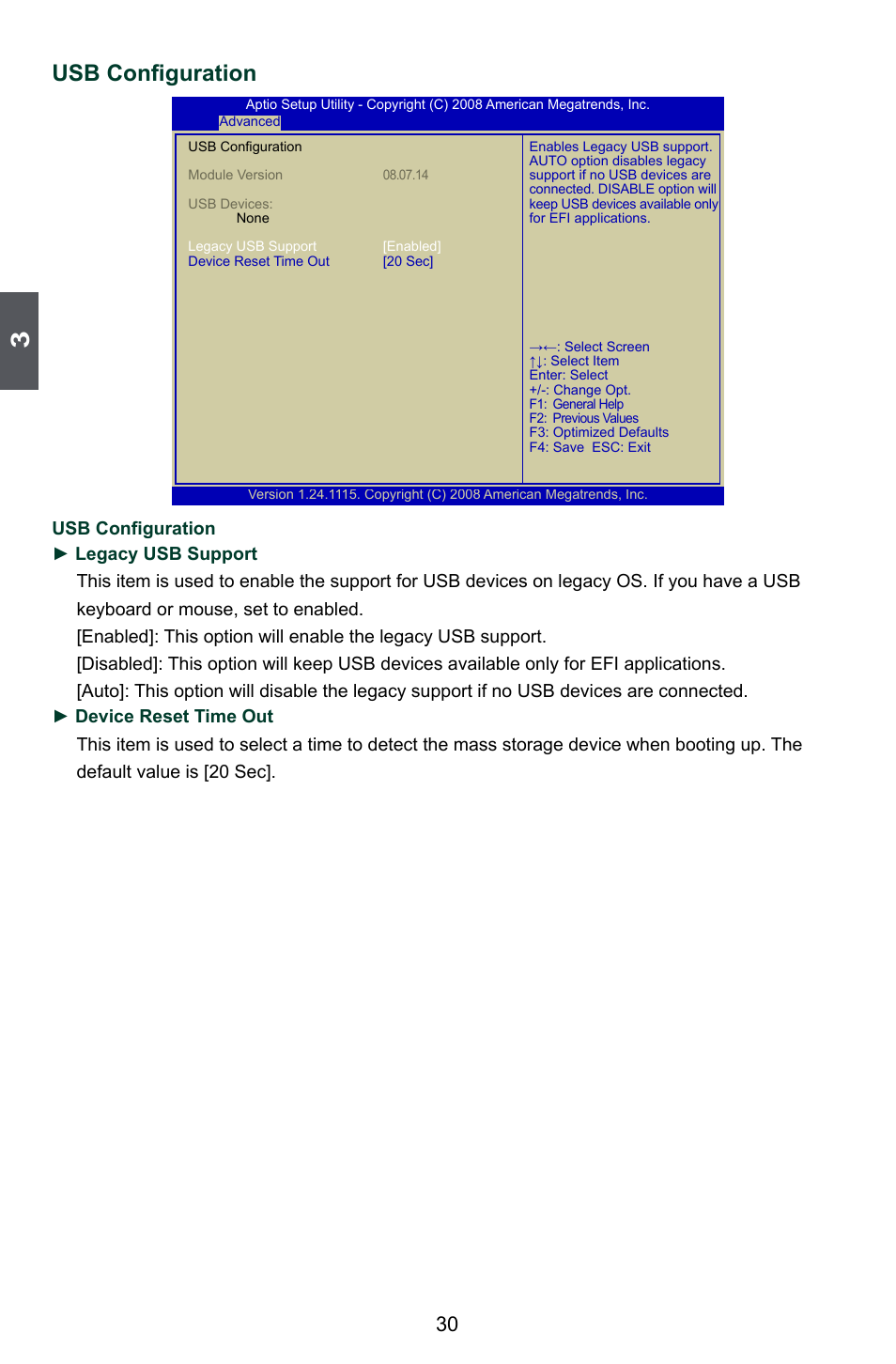 Usb configuration | Foxconn Q45M User Manual | Page 37 / 113