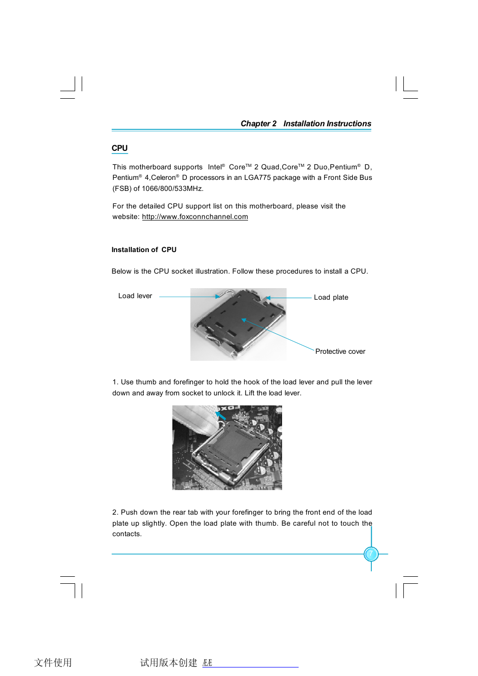 Foxconn Q9657MC-8KRS2H V1.1 User Manual | Page 13 / 57