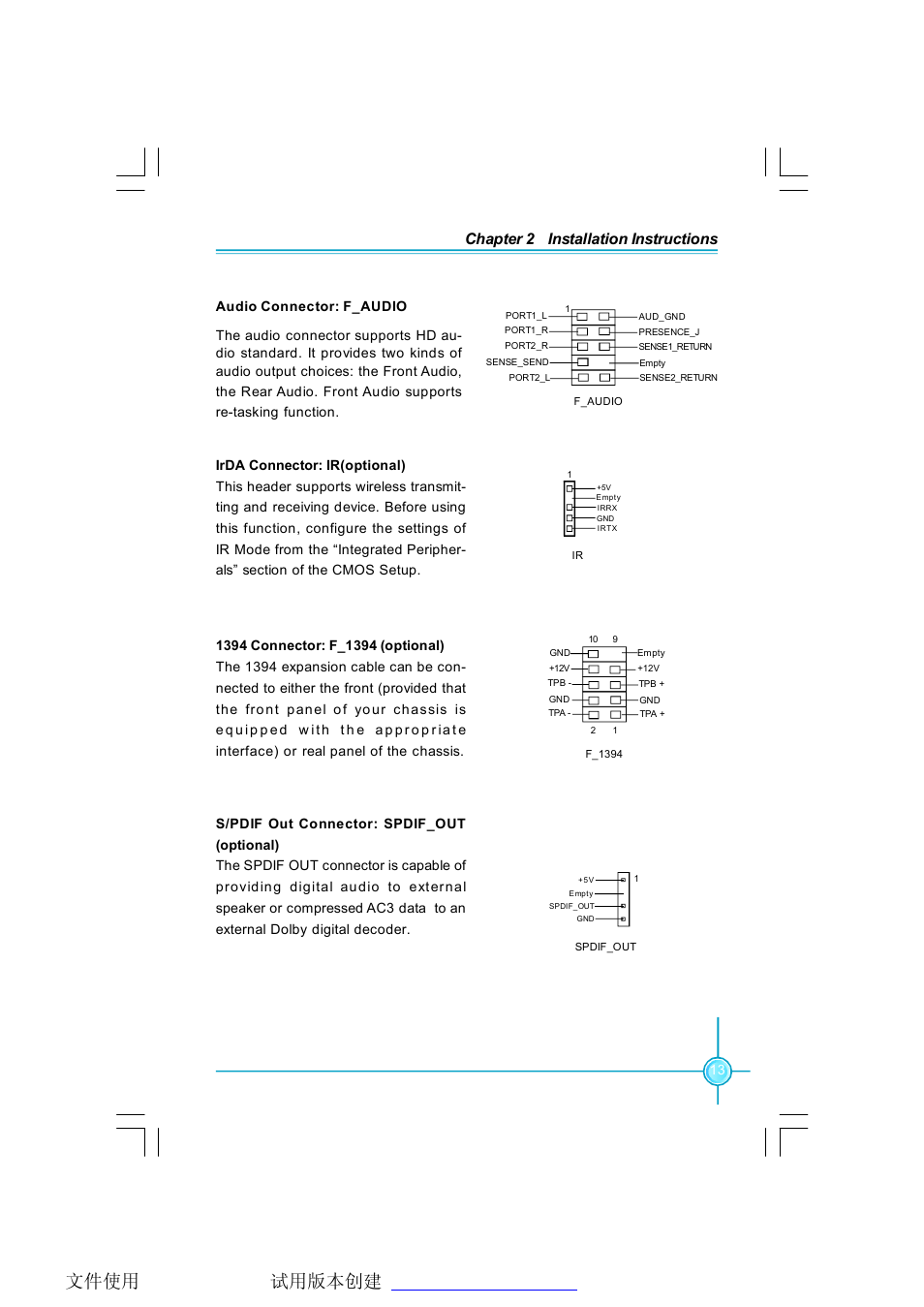 Chapter 2 installation instructions | Foxconn Q9657MC-8KRS2H V1.1 User Manual | Page 19 / 57