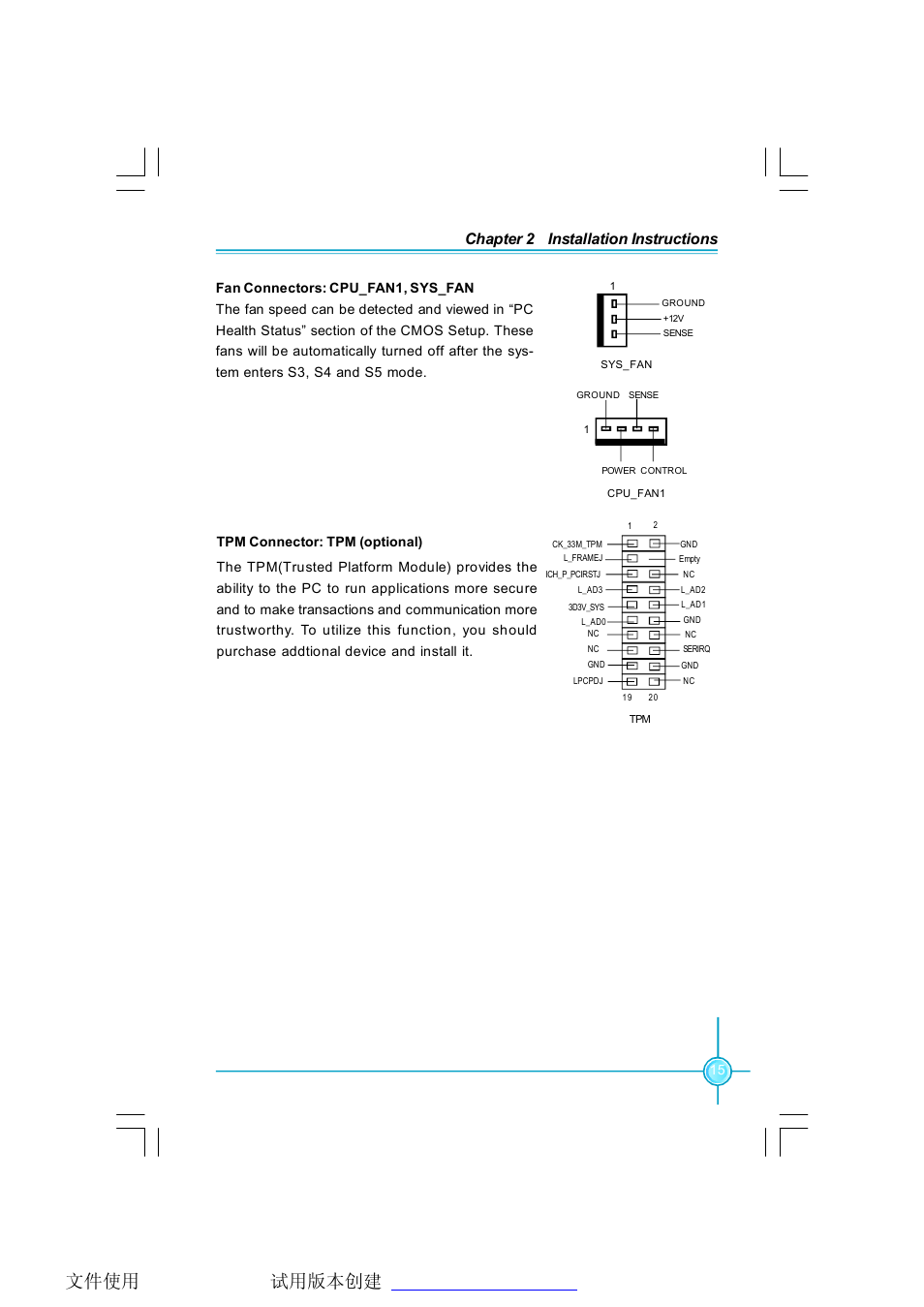 Chapter 2 installation instructions | Foxconn Q9657MC-8KRS2H V1.1 User Manual | Page 21 / 57