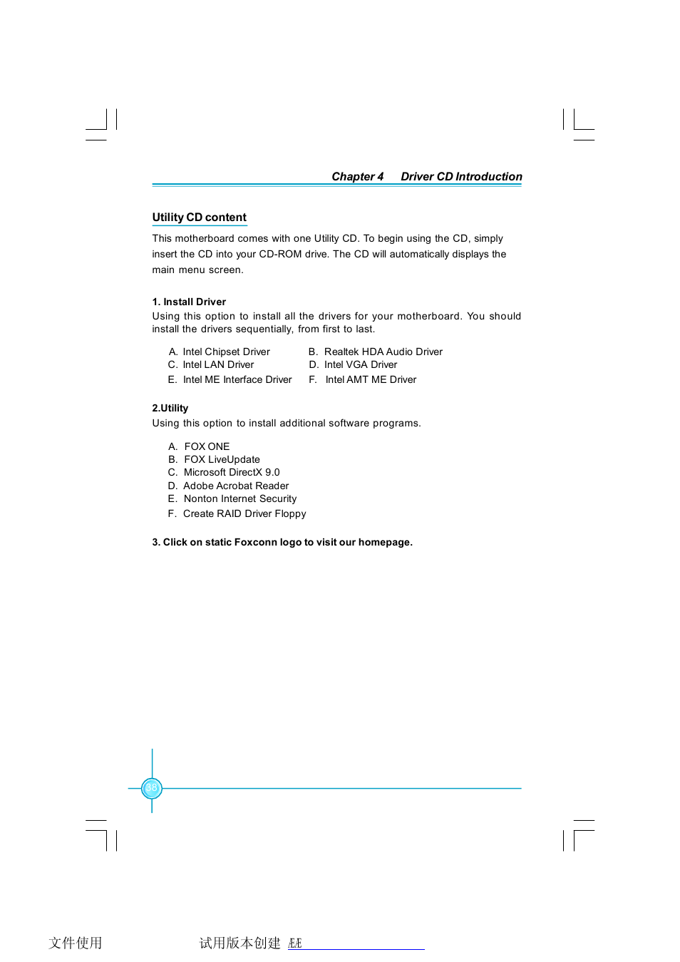 Foxconn Q9657MC-8KRS2H V1.1 User Manual | Page 44 / 57