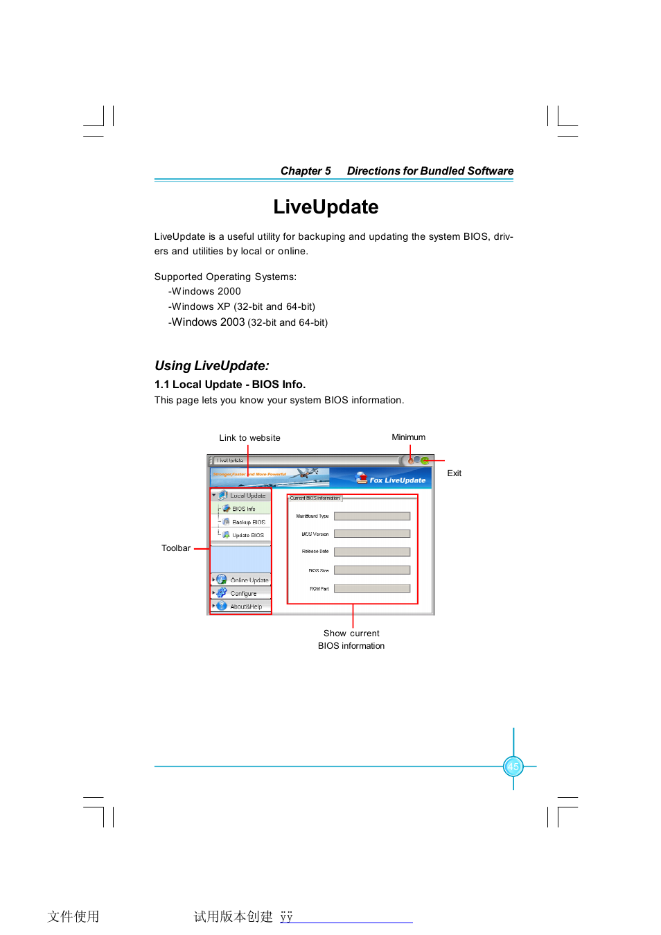 Liveupdate | Foxconn Q9657MC-8KRS2H V1.1 User Manual | Page 51 / 57