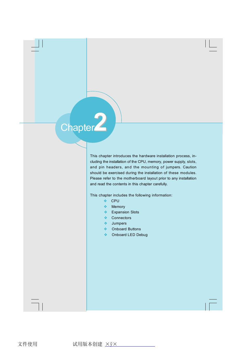 Chapter | Foxconn X38A User Manual | Page 15 / 84