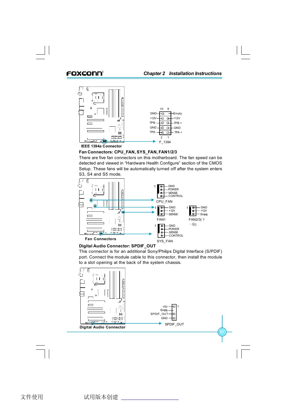 Chapter 2 installation instructions | Foxconn X38A User Manual | Page 25 / 84