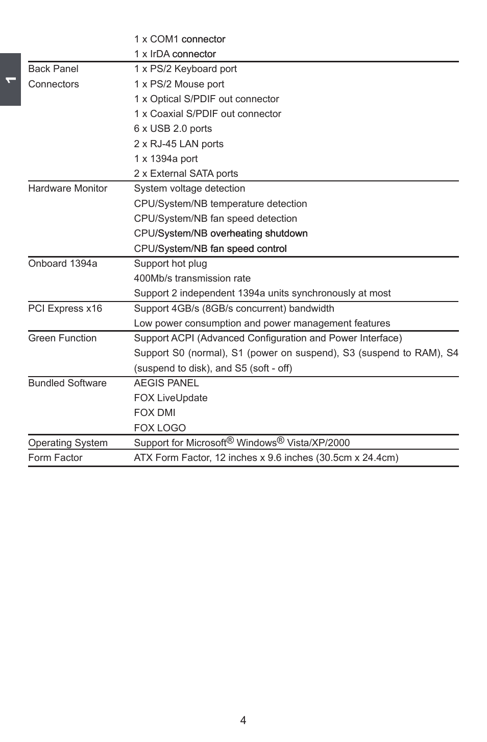 Foxconn BLACKOPS User Manual | Page 11 / 120