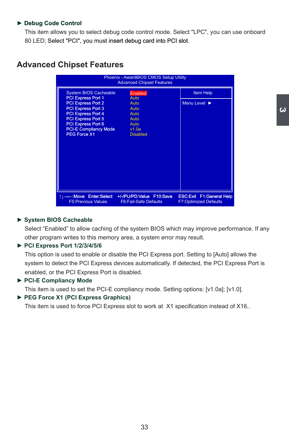 Advanced chipset features | Foxconn BLACKOPS User Manual | Page 40 / 120