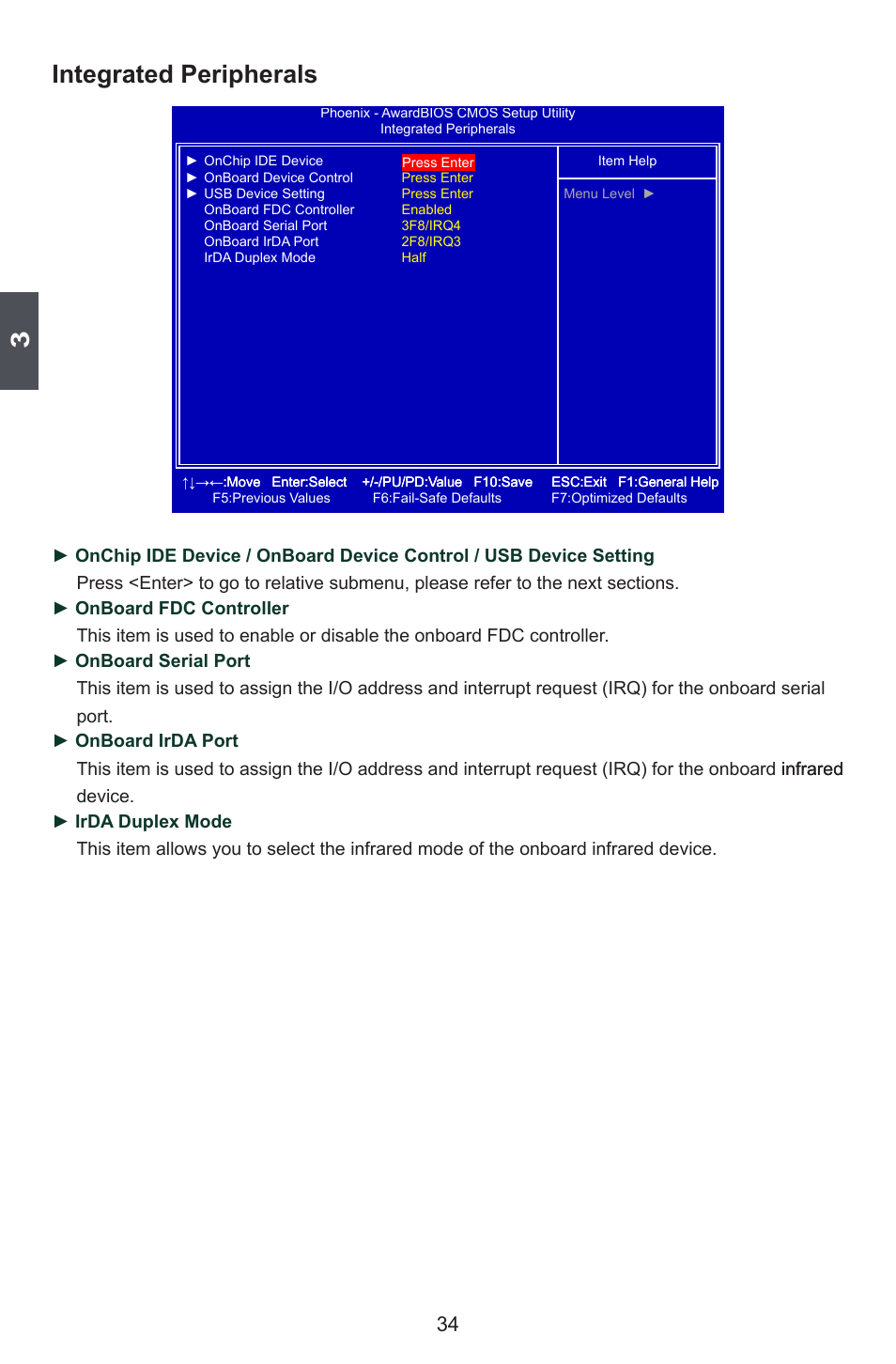 Integrated peripherals | Foxconn BLACKOPS User Manual | Page 41 / 120