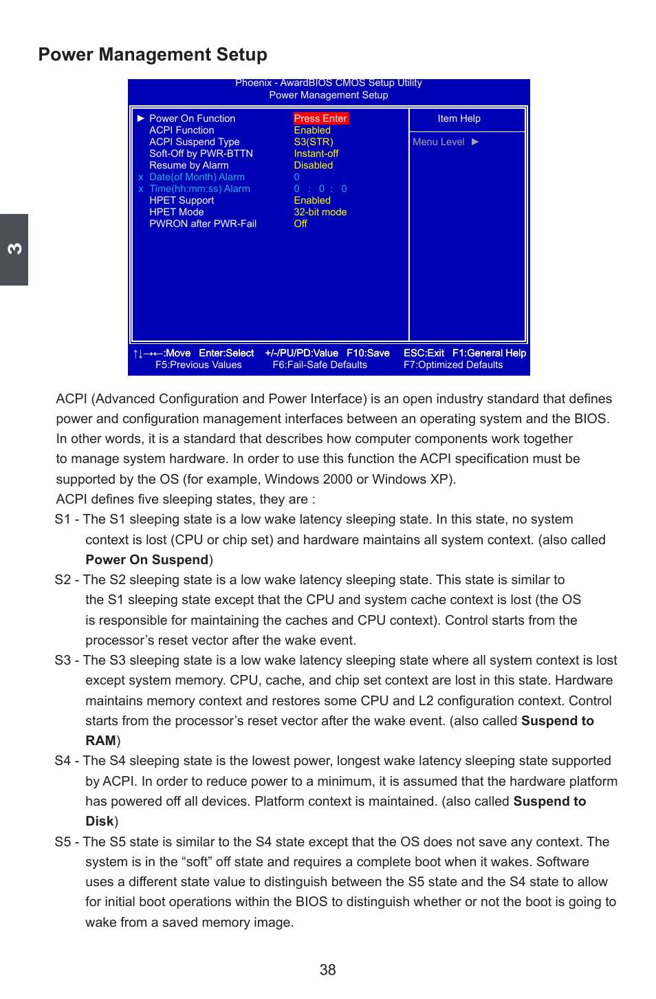 Power management setup | Foxconn BLACKOPS User Manual | Page 45 / 120