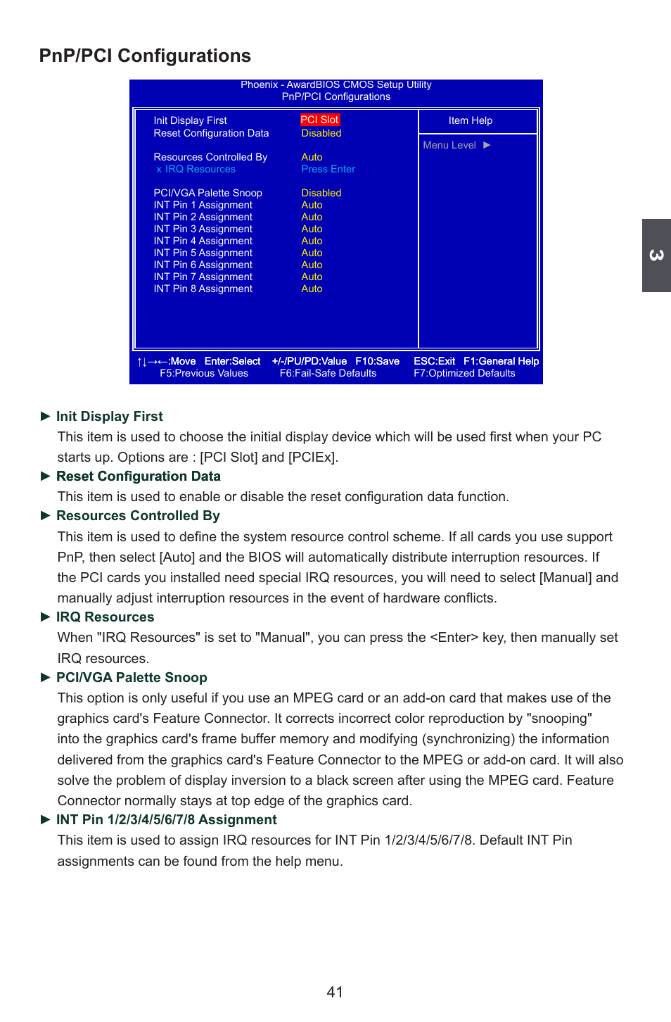 Pnp/pci configurations | Foxconn BLACKOPS User Manual | Page 48 / 120