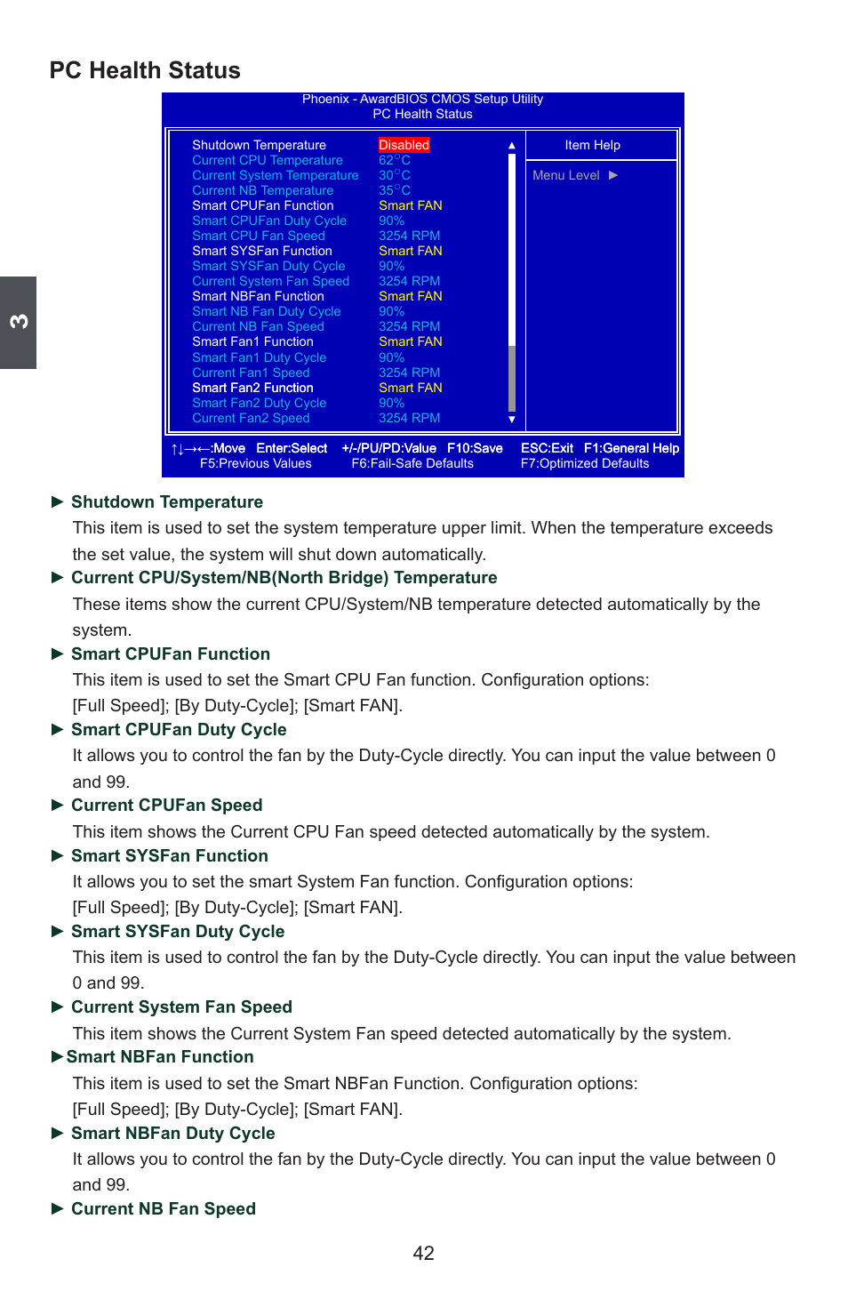 Pc health status | Foxconn BLACKOPS User Manual | Page 49 / 120