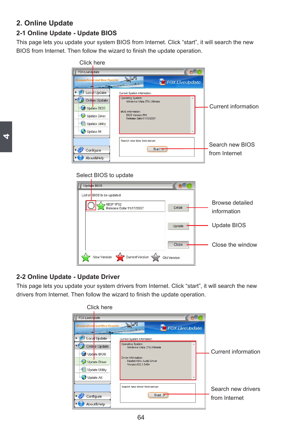 Online update | Foxconn BLACKOPS User Manual | Page 71 / 120