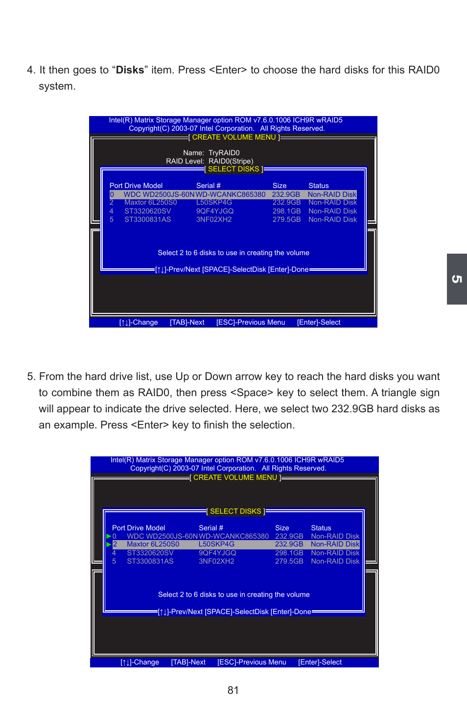 Creating raid 1 | Foxconn BLACKOPS User Manual | Page 88 / 120