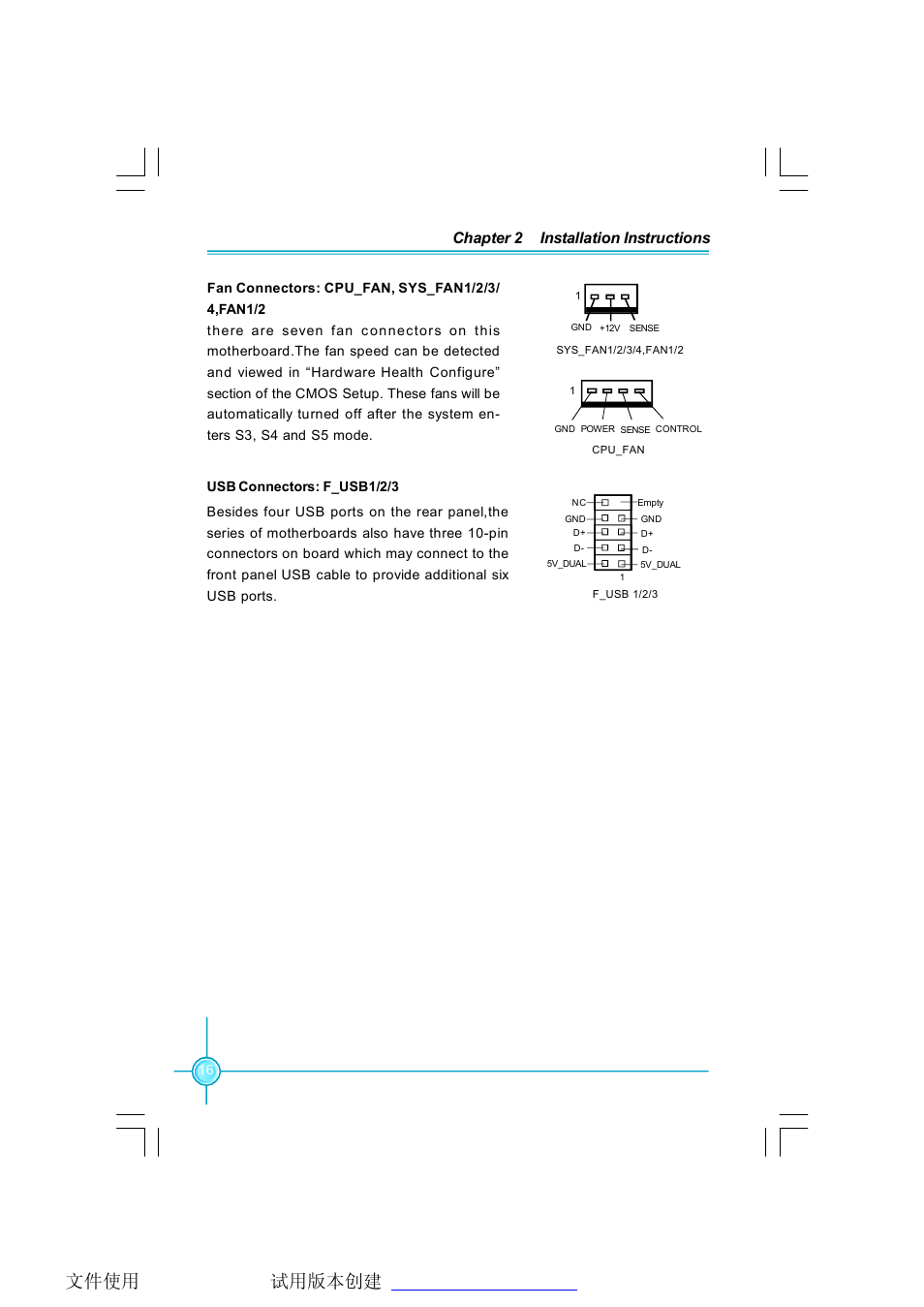 Chapter 2 installation instructions | Foxconn N68S7AA-8EKRS2H User Manual | Page 24 / 92