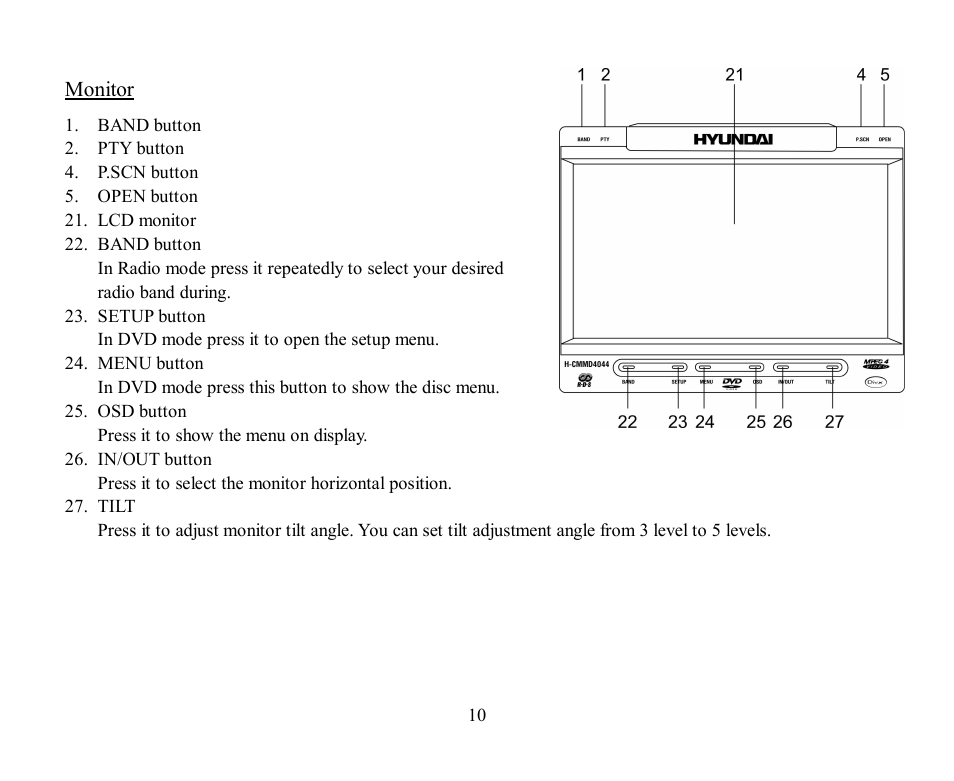 Hyundai H-CMMD4044 User Manual | Page 10 / 77