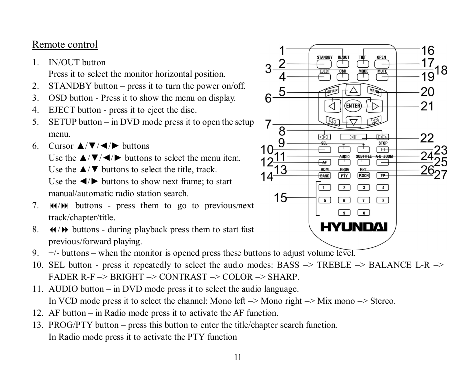 Hyundai H-CMMD4044 User Manual | Page 11 / 77