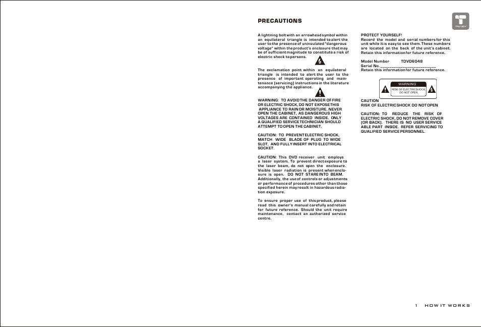 Т³гж 2 | Curtis TDVD6048 User Manual | Page 2 / 15