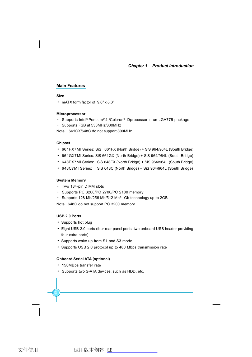 Foxconn 661FX7MI-RS User Manual | Page 9 / 83