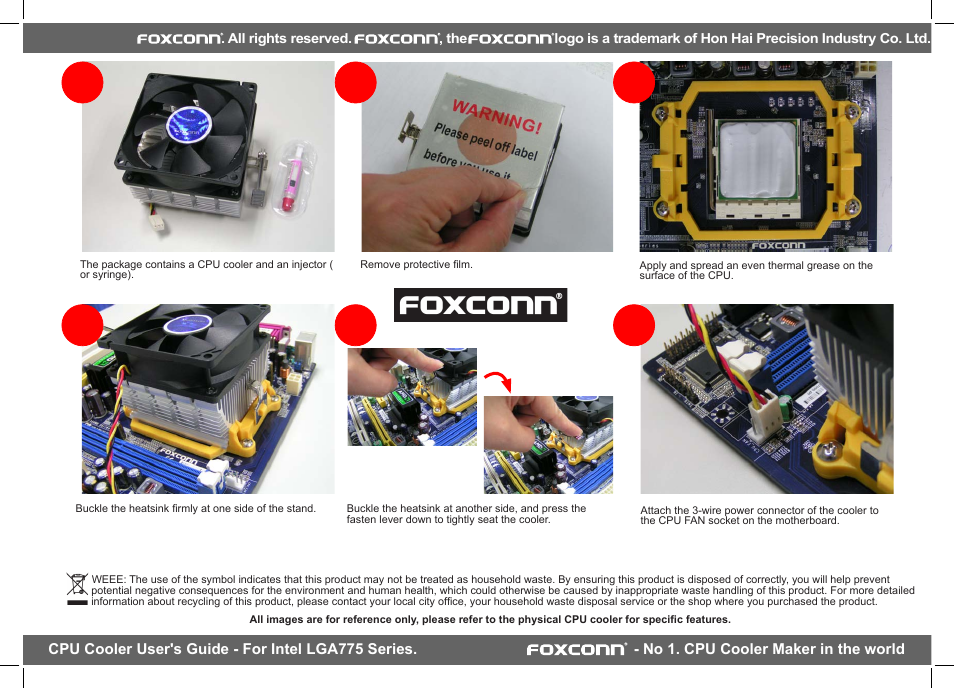 Foxconn NBT-CMAK87B-C User Manual | 4 pages