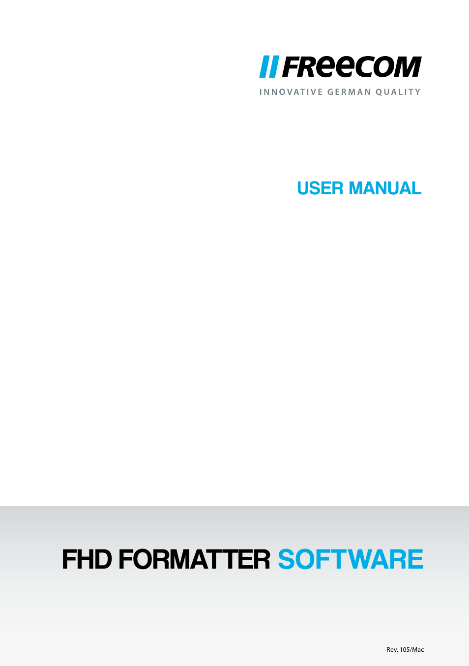 Freecom Mac Formatter User Manual | 5 pages