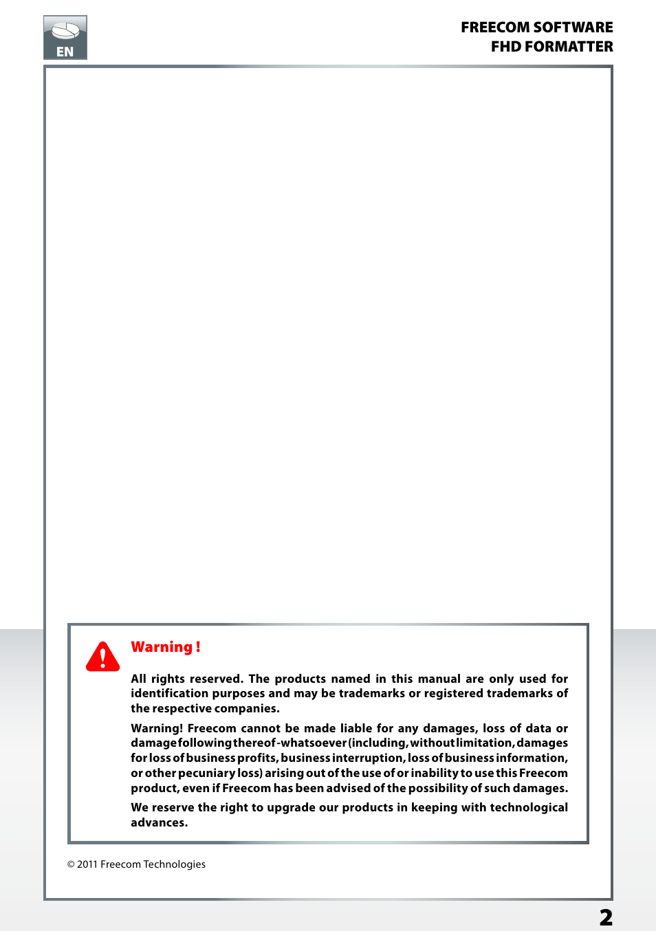 Freecom Mac Formatter User Manual | Page 2 / 5