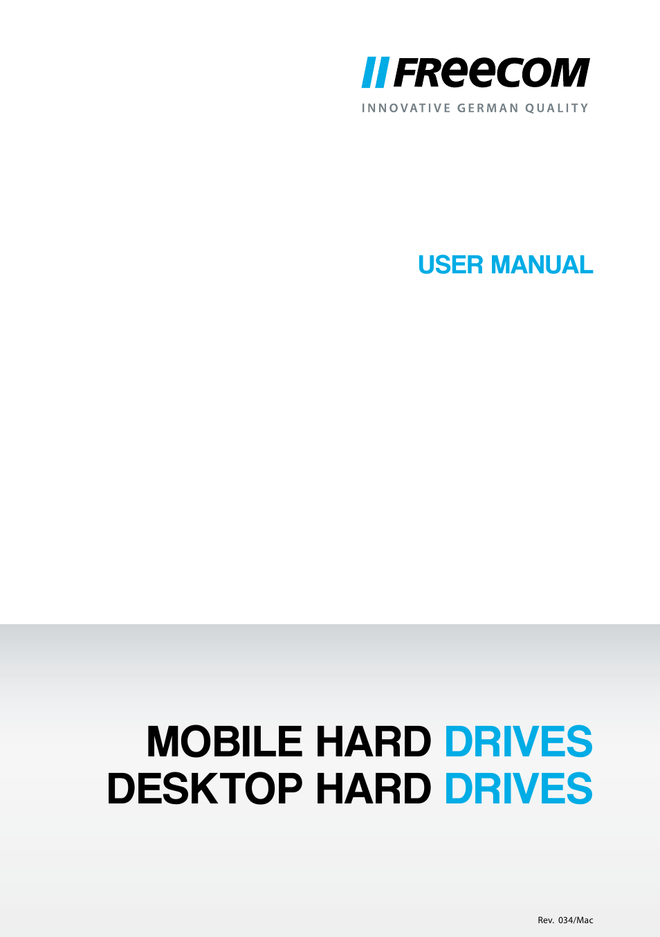 Freecom Mobile Drive Mg User Manual | 11 pages