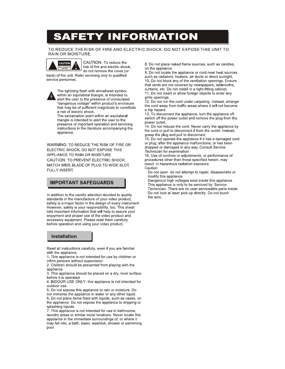 Curtis DVD1096 User Manual | Page 2 / 29