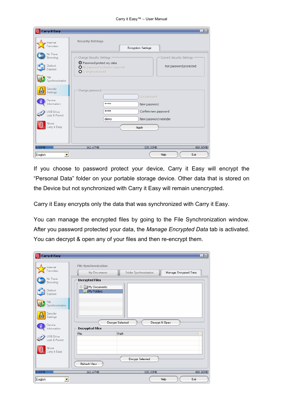 Freecom Datacard User Manual | Page 10 / 20
