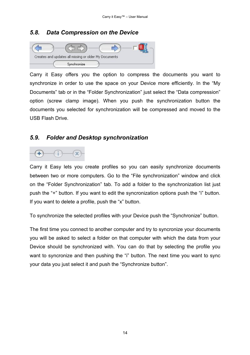 Freecom Datacard User Manual | Page 16 / 20
