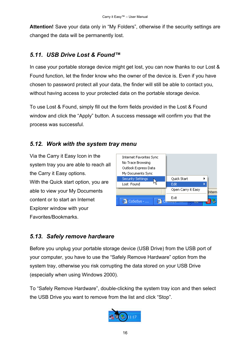 Freecom Datacard User Manual | Page 18 / 20