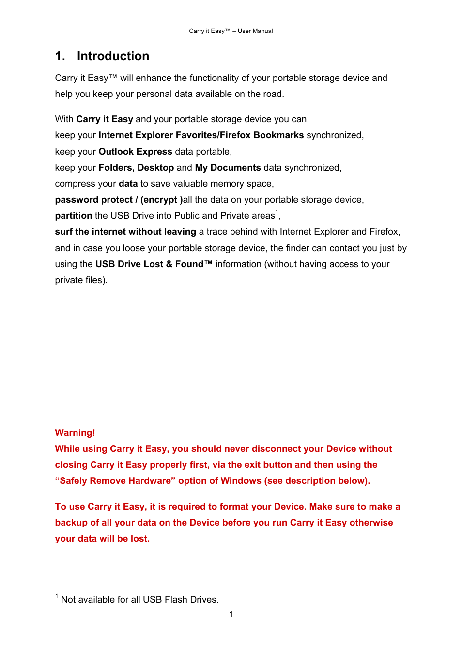 Introduction | Freecom Datacard User Manual | Page 3 / 20