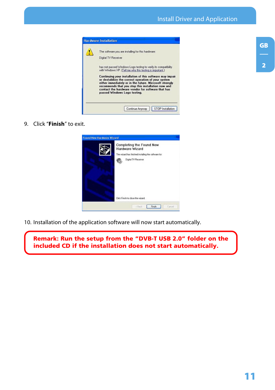 Freecom DVB T USB STICK User Manual | Page 11 / 34