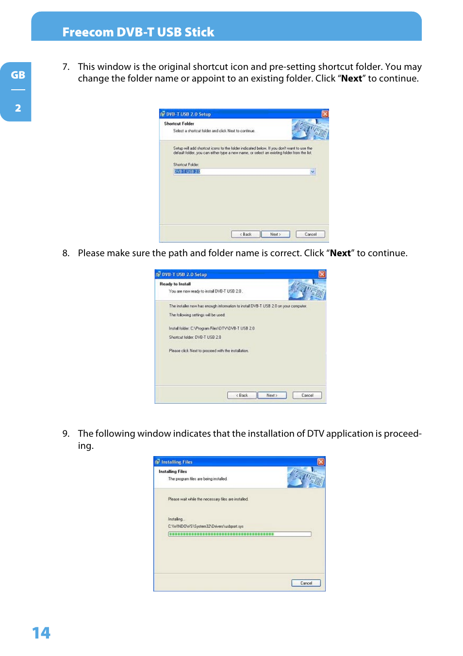 Freecom dvb-t usb stick | Freecom DVB T USB STICK User Manual | Page 14 / 34