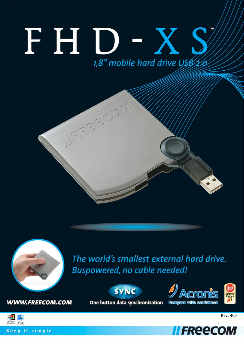 Freecom FHD-XS User Manual | 47 pages