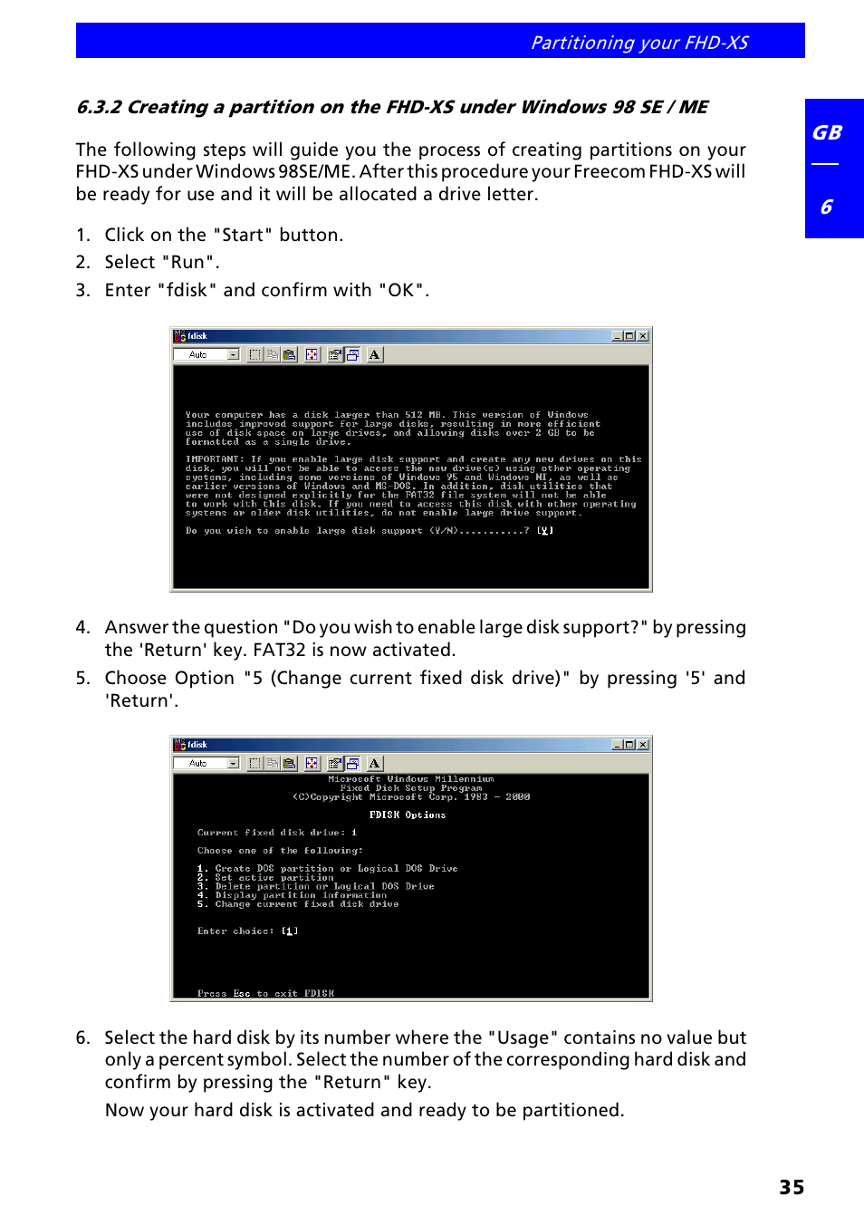 Freecom FHD-XS User Manual | Page 35 / 47