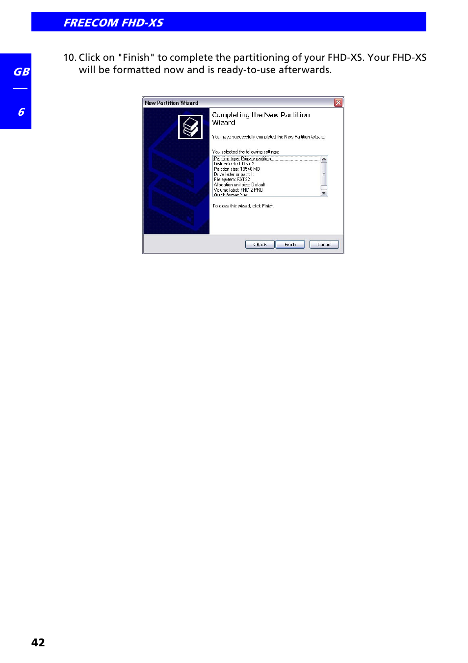 Freecom FHD-XS User Manual | Page 42 / 47