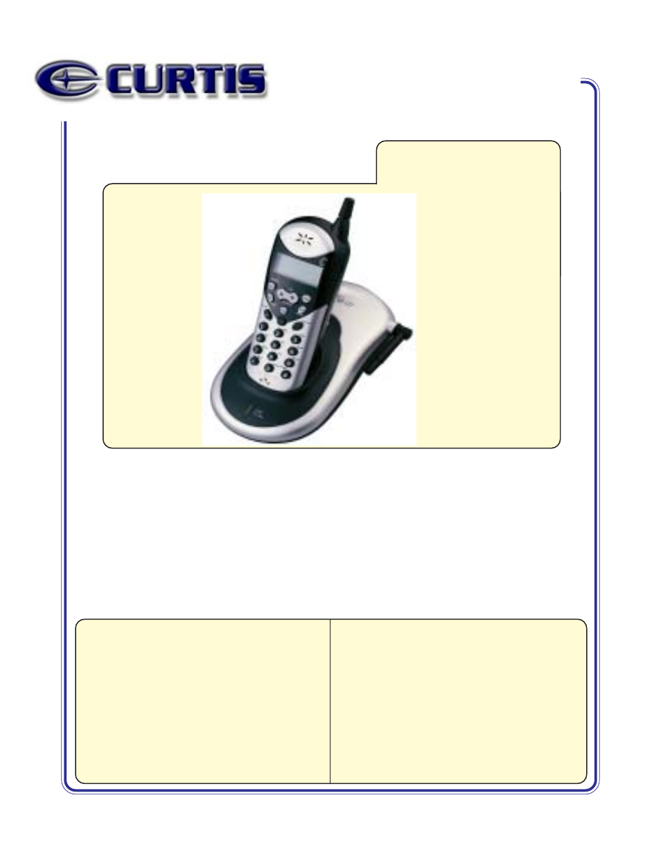 Curtis TC590 User Manual | 1 page