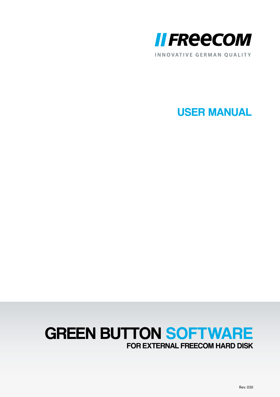 Freecom Mobile Drive Classic II Green Button User Manual | 6 pages
