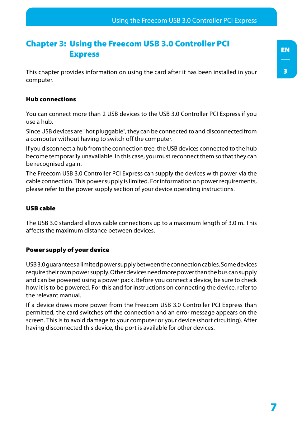 Freecom USB 3.0 PCI Express Card User Manual | Page 7 / 10